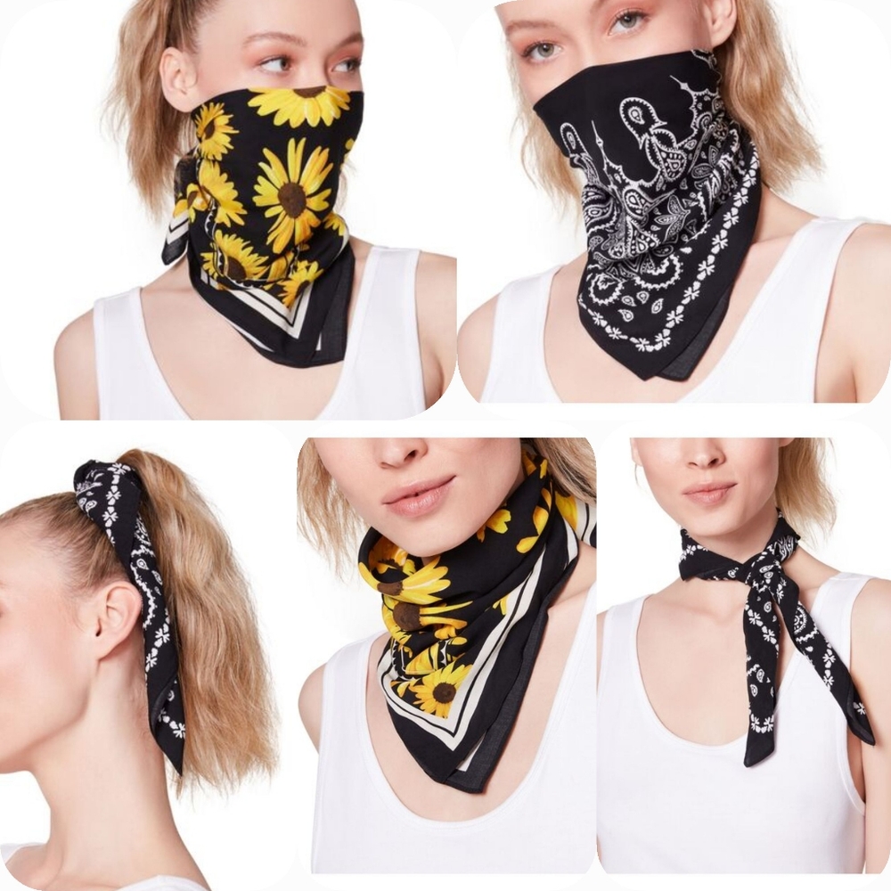 Steve Madden 2-Pk. Printed Bandanas